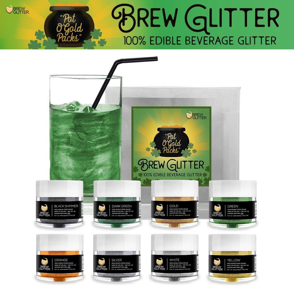 St. Patty's Day Pot O' Gold Collection Brew Glitter Combo Pack A (8 PC SET)-Brew Glitter®