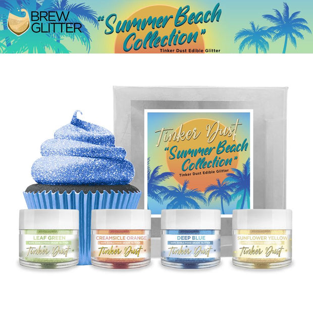 Summer Beach Tinker Dust Edible Glitter Combo Pack (4 PC)-Brew Glitter®