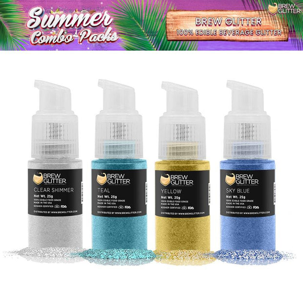Summer Brew Glitter Spray Pump Combo Pack Collection A (4 PC Set)-Brew Glitter®