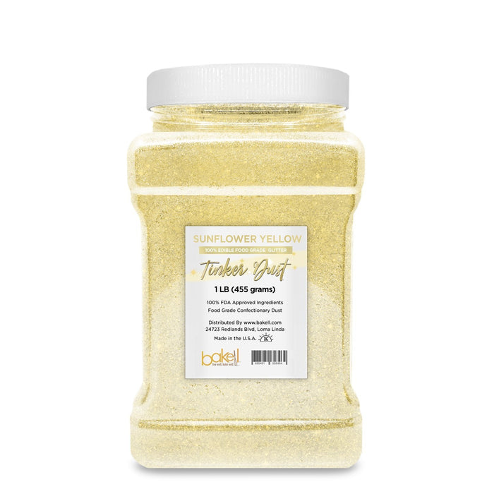 Sunflower Yellow Tinker Dust Food Grade Edible Glitter | Bulk Sizes-Brew Glitter®