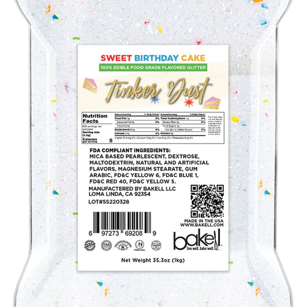 Sweet Birthday Cake Flavored Tinker Dust | Bulk-Brew Glitter®