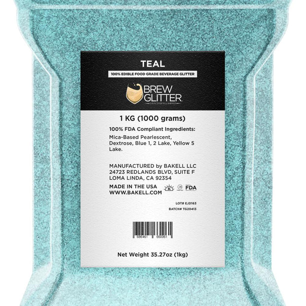 Buy Teal Brew Glitter, Bulk Sizes, $$36.95 USD
