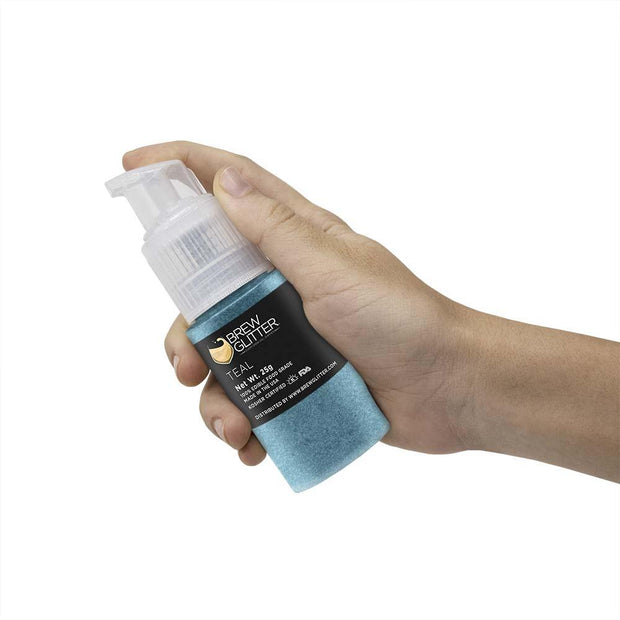 Teal Brew Glitter Spray Pump by the Case-Brew Glitter®