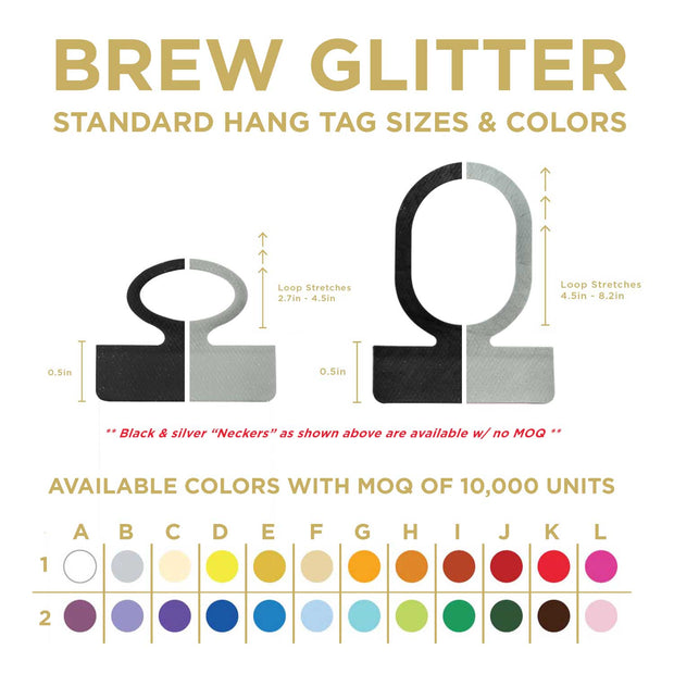 Teal Brew Glitter® Necker | Wholesale-Brew Glitter®