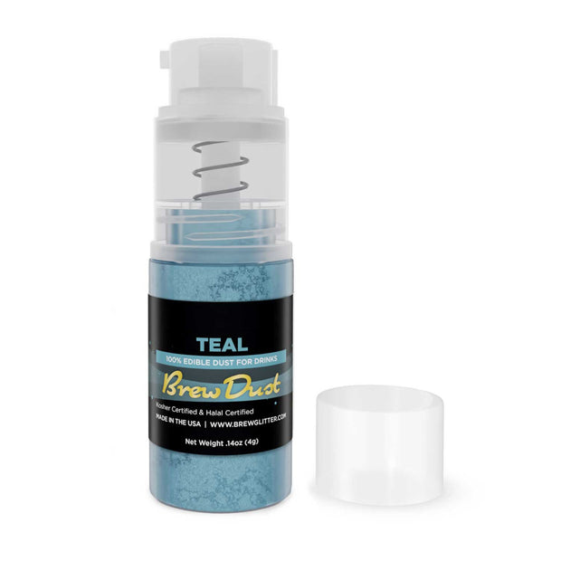 Teal Edible Brew Dust | Mini Spray Pump-Brew Glitter®