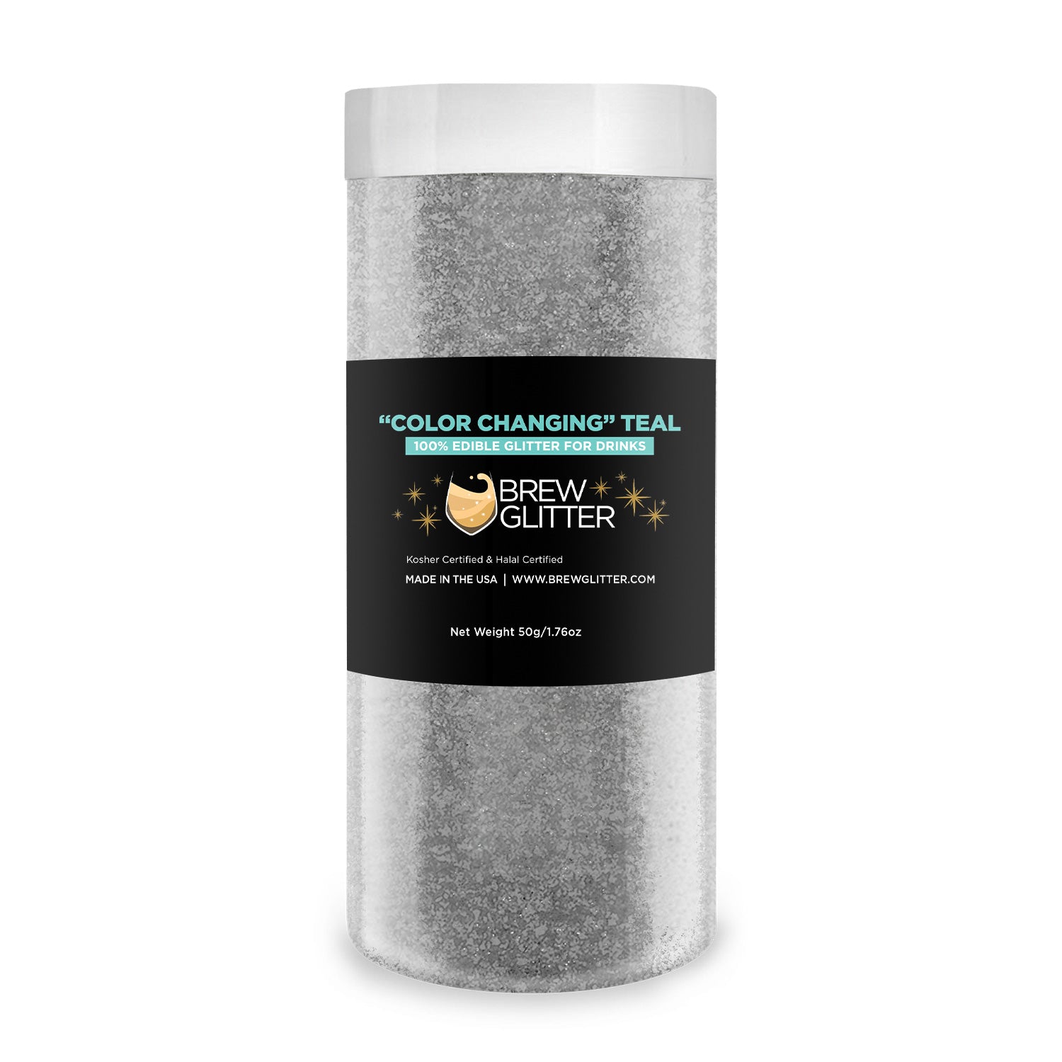 Teal Edible Color Changing Brew Glitter | Bulk Size-Brew Glitter®