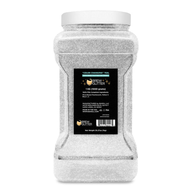 Teal Edible Color Changing Brew Glitter | Bulk Size-Brew Glitter®