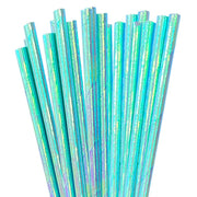 Teal Iridescent Stirring Straws | Bulk Sizes-Brew Glitter®