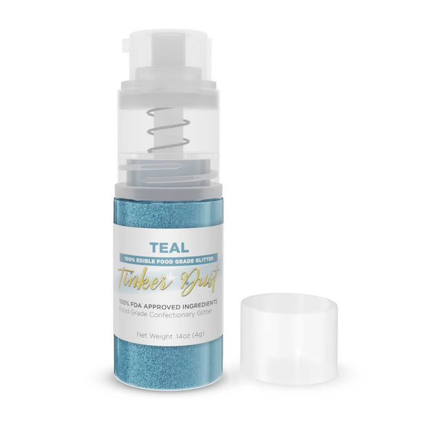 Teal Tinker Edible Glitter Spray 4g Pump | Tinker Dust®-Brew Glitter®