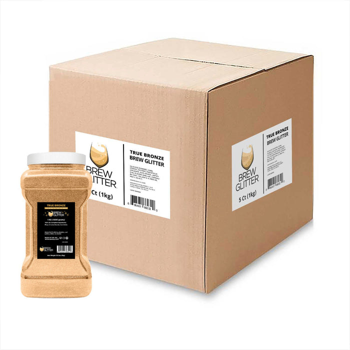 True Bronze Brew Glitter® by the Case | EU Compliant Wholesale-Brew Glitter®