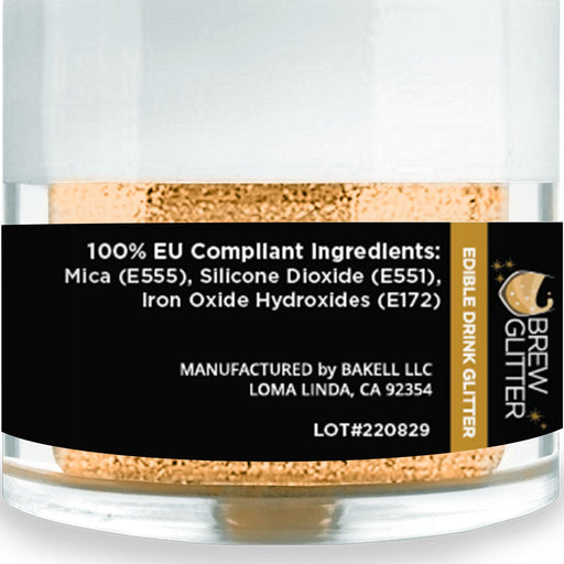 True Bronze Brew Glitter® by the Case | EU Compliant Wholesale-Brew Glitter®