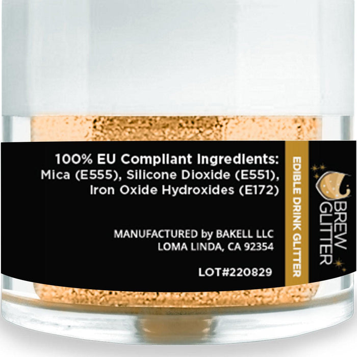 True Bronze Brew Glitter® by the Case | EU Compliant Wholesale-Brew Glitter®