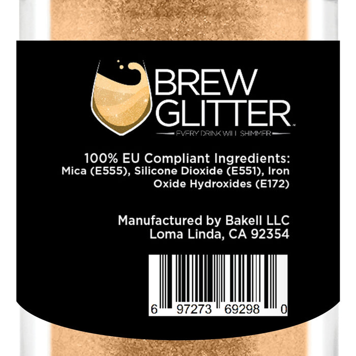 True Bronze Brew Glitter® by the Case | EU Compliant Wholesale-Brew Glitter®