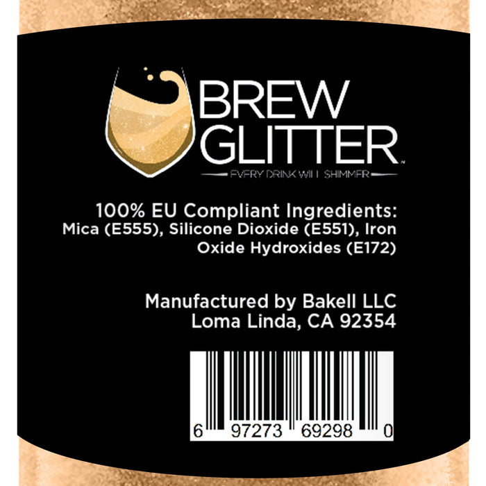 True Bronze Brew Glitter® by the Case | EU Compliant Wholesale-Brew Glitter®