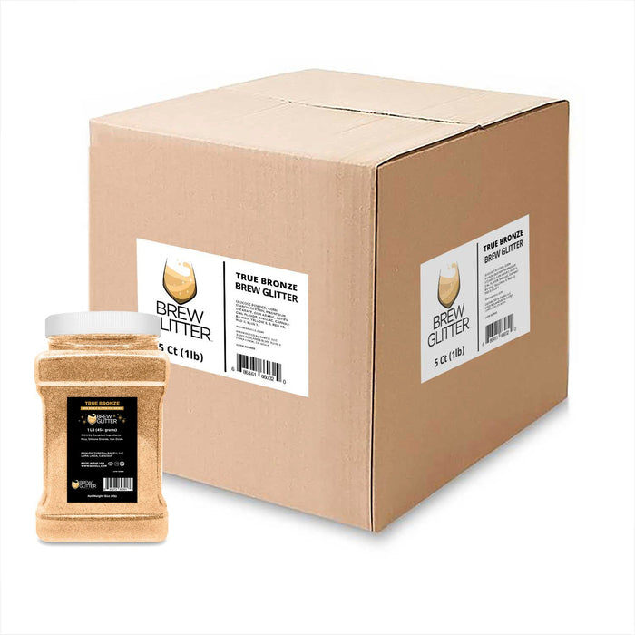 True Bronze Brew Glitter® by the Case | EU Compliant Wholesale-Brew Glitter®