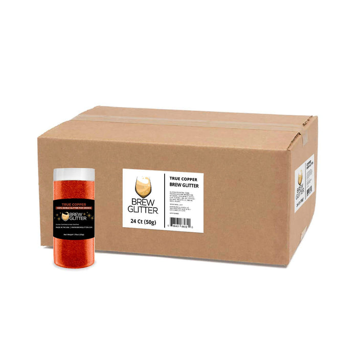 True Copper Brew Glitter® by the Case | EU Compliant Wholesale-Brew Glitter®
