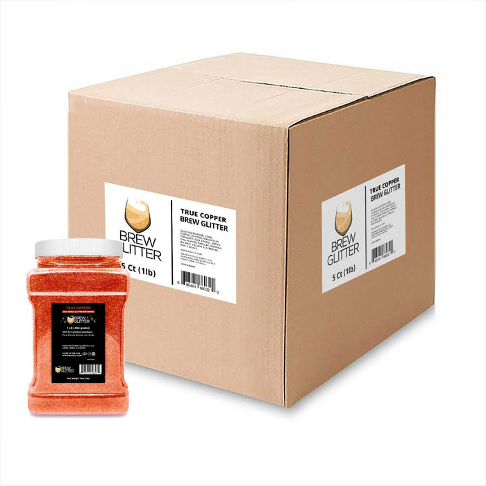 True Copper Brew Glitter® by the Case | EU Compliant Wholesale-Brew Glitter®