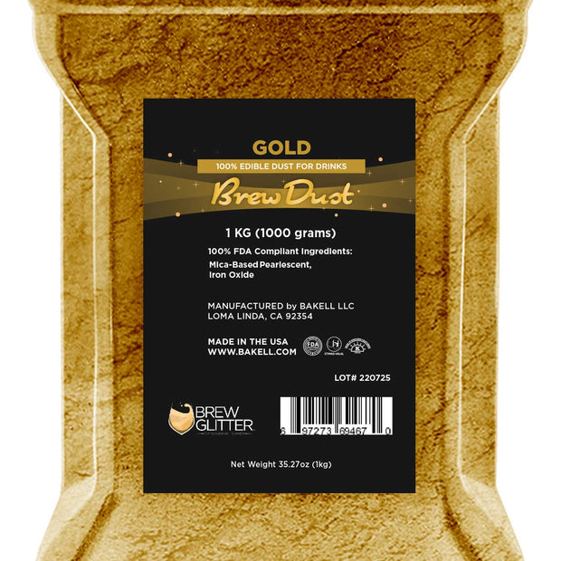 True Gold Brew Dust by the Case | EU Compliant Wholesale-Brew Glitter®
