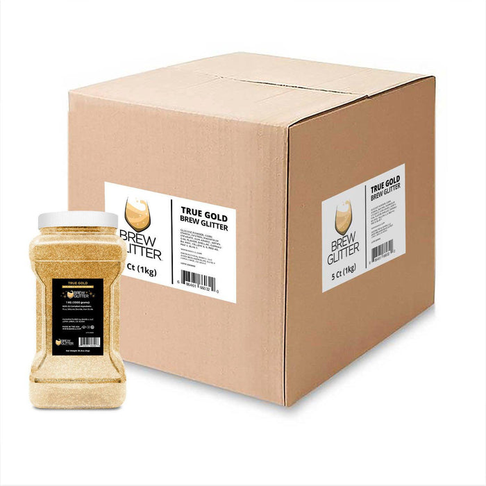 True Gold Brew Glitter® by the Case | EU Compliant Wholesale-Brew Glitter®