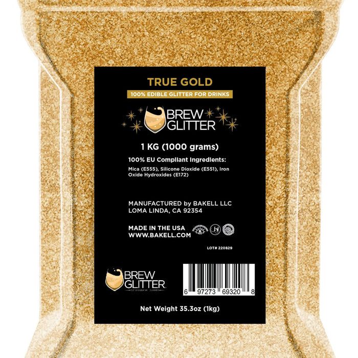 True Gold Brew Glitter® by the Case | EU Compliant Wholesale-Brew Glitter®