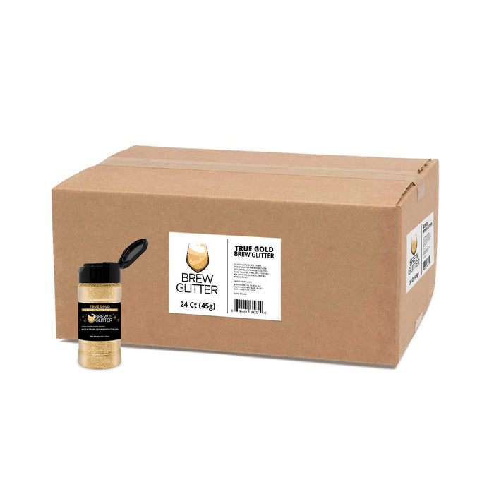 True Gold Brew Glitter® by the Case | EU Compliant Wholesale-Brew Glitter®