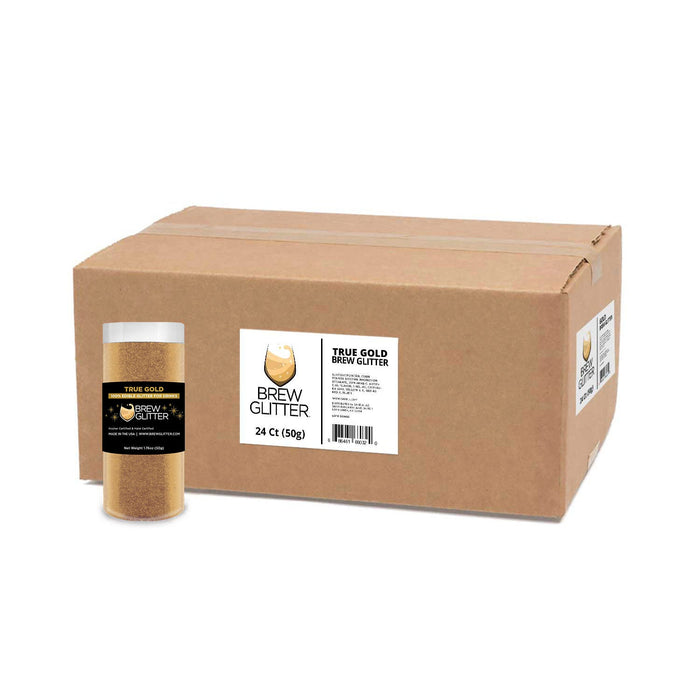 True Gold Brew Glitter® by the Case | EU Compliant Wholesale-Brew Glitter®