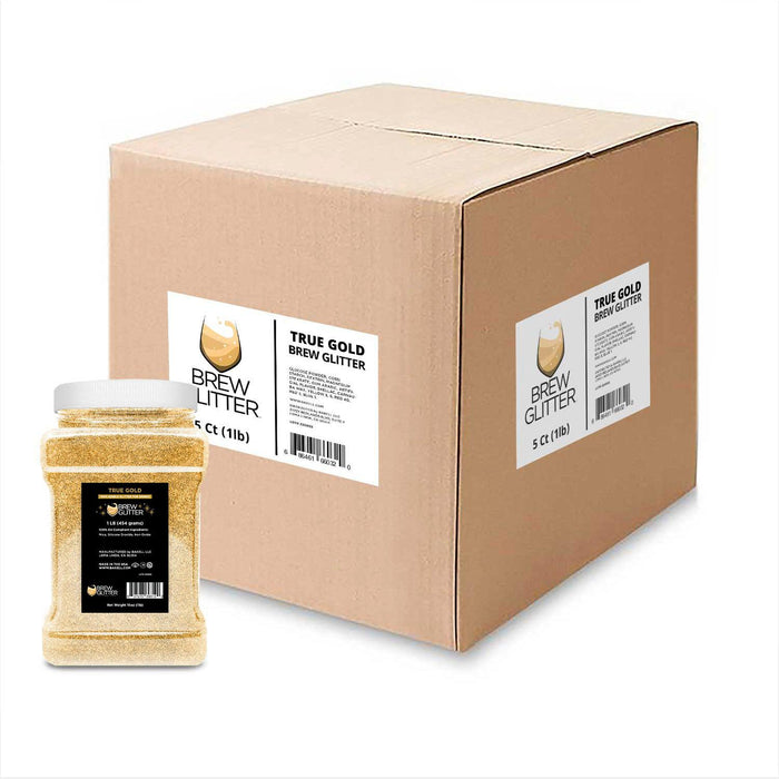 True Gold Brew Glitter® by the Case | EU Compliant Wholesale-Brew Glitter®