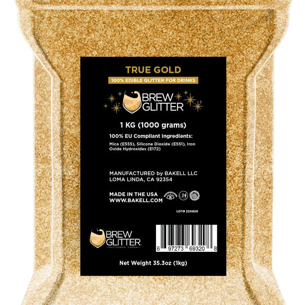 True Gold Brew Glitter® | EU Compliant Bulk Sizes-Brew Glitter®