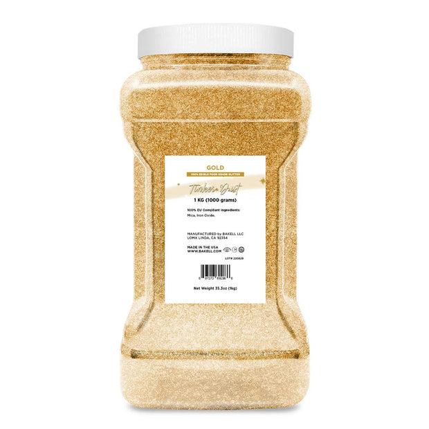 True Gold Tinker Dust Edible Glitter | EU Compliant Bulk Sizes-Brew Glitter®