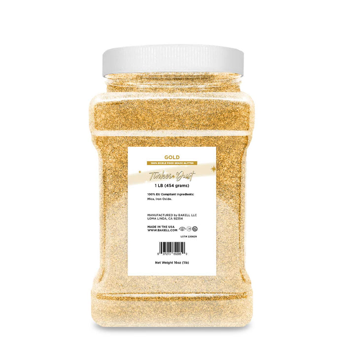 True Gold Tinker Dust Edible Glitter | EU Compliant Bulk Sizes-Brew Glitter®