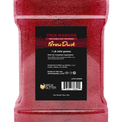 True Maroon Brew Dust® | EU Compliant Bulk Sizes-Brew Glitter®