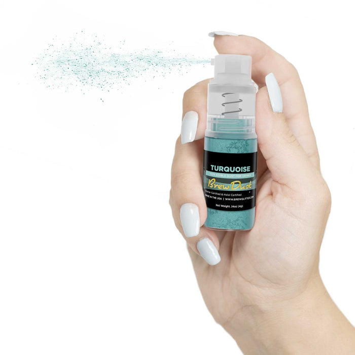 Turquoise Brew Dust by the Case | 4g Spray Pump-Brew Glitter®