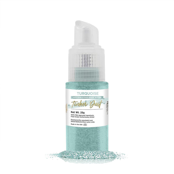 Turquoise Tinker Dust Edible Glitter Spray Pump-Brew Glitter®