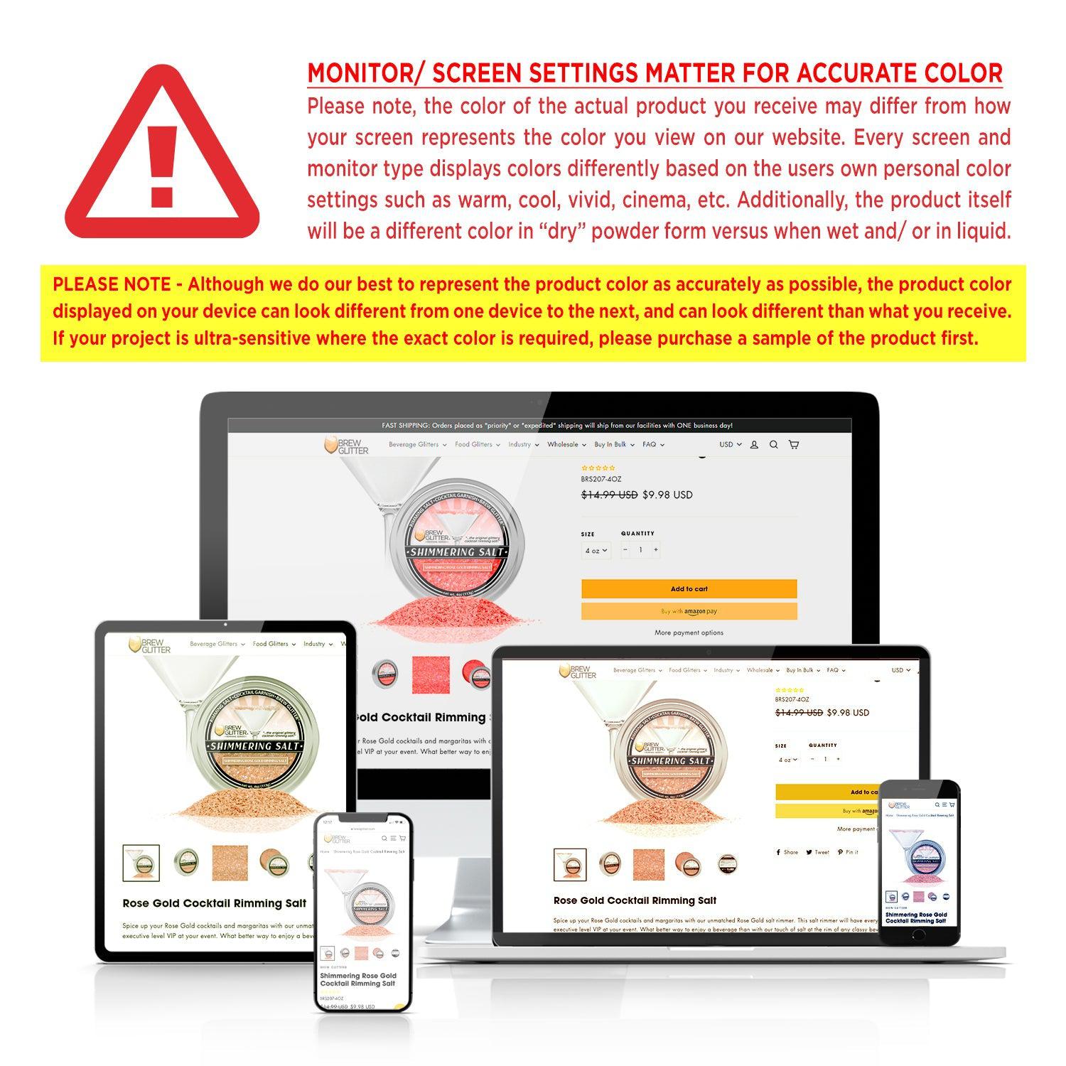 TW - Shimmering Pink Cocktail Rimming Salt-Brew Glitter®