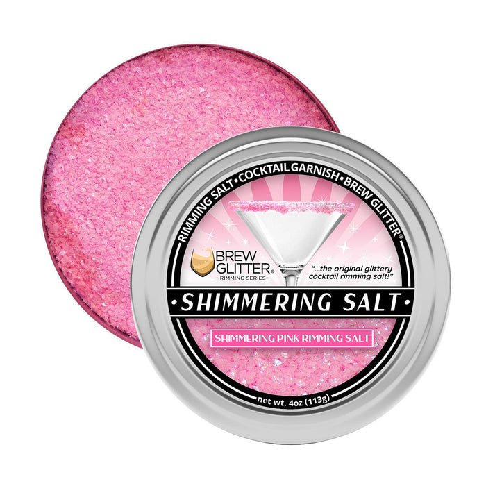 TW - Shimmering Pink Cocktail Rimming Salt-Brew Glitter®
