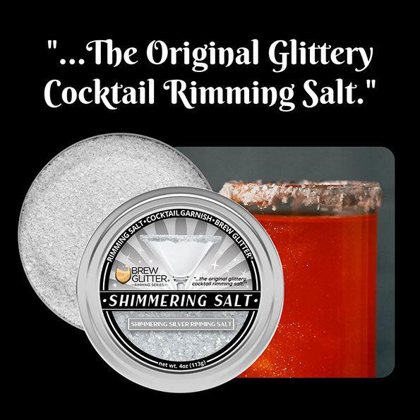TW - Shimmering White Cocktail Rimming Salt-Brew Glitter®