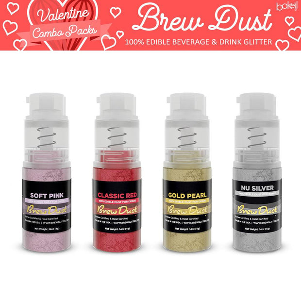 Valentine's Day Brew Dust Mini Pump Everlasting Love Combo (4 PC SET)-Brew Glitter®
