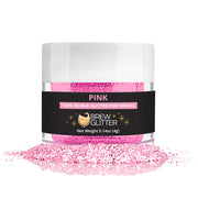  Edible Glitter for Drinks • Shiny Glitter, Shimmer Beverage  Dust for Cocktails, Beer, Wine and More - Color Series Pink - 25 gram :  Grocery & Gourmet Food