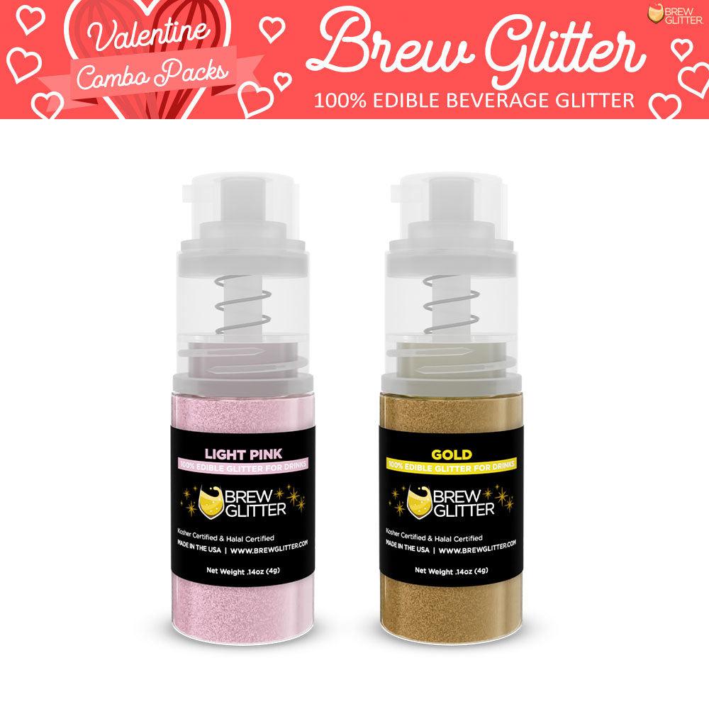 Valentine's Day Collection Brew Glitter Mini Pump True Love Combo (2 PC SET)-Brew Glitter®