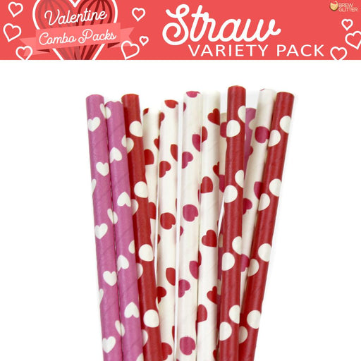 Valentine's Day Collection Stirring Straws Combo Pack C (4 PC SET)-Brew Glitter®