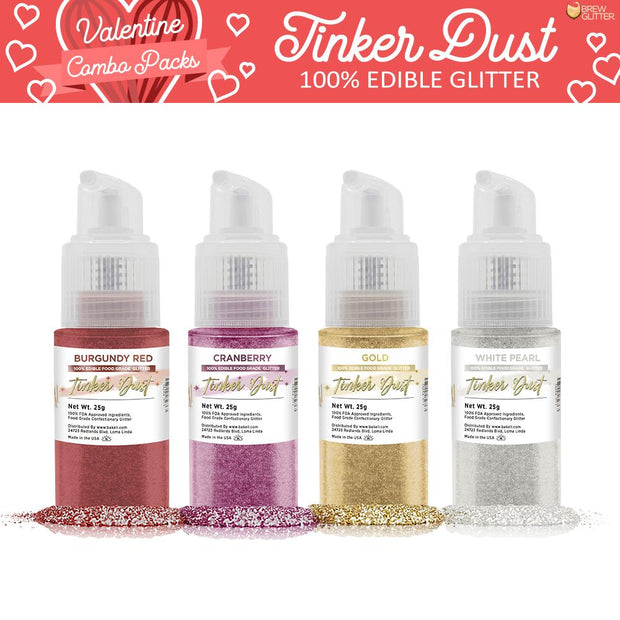 Valentine's Day Collection Tinker Dust Pump Combo Pack B (4 PC SET)-Brew Glitter®