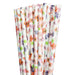 Watercolor Floral Print Stirring Straws | Bulk Sizes-Brew Glitter®