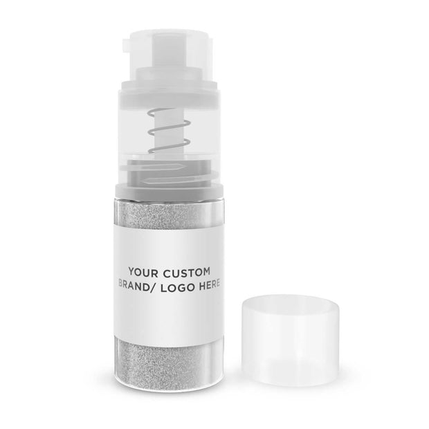 White Brew Glitter Mini Spray Pump by the Case | Private Label-Brew Glitter®