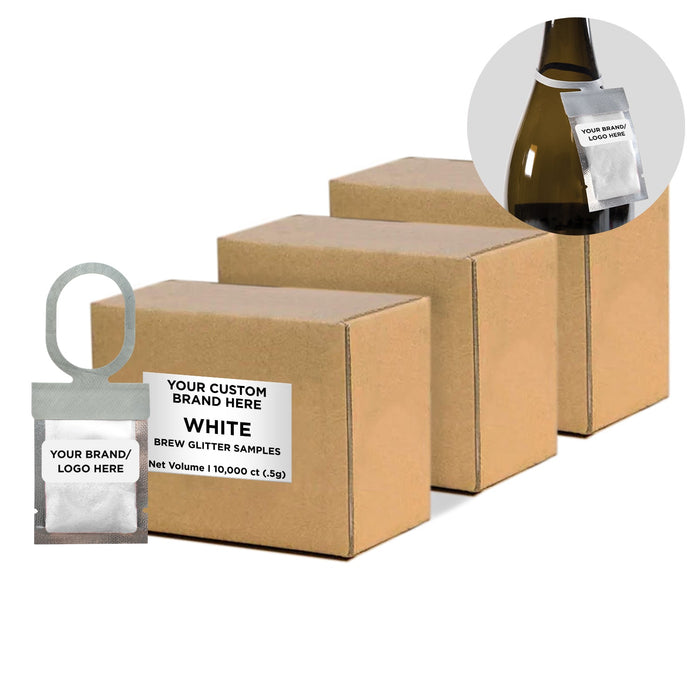 White Brew Glitter® Necker | Private Label-Brew Glitter®