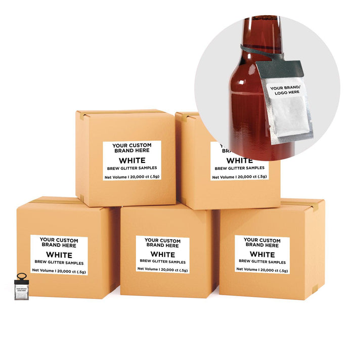 White Brew Glitter® Necker | Private Label-Brew Glitter®