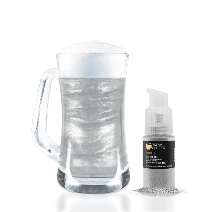 White Brew Glitter Spray Pump by the Case-Brew Glitter®