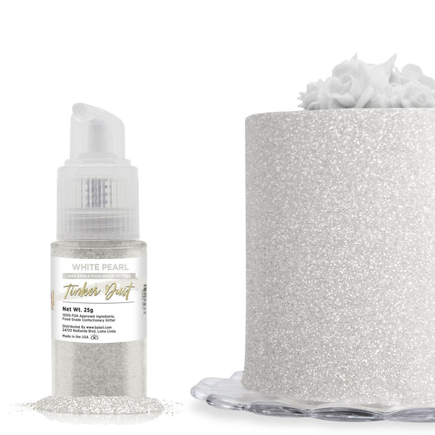 White Pearl Tinker Dust Spray Pump by the Case | Private Label-Brew Glitter®