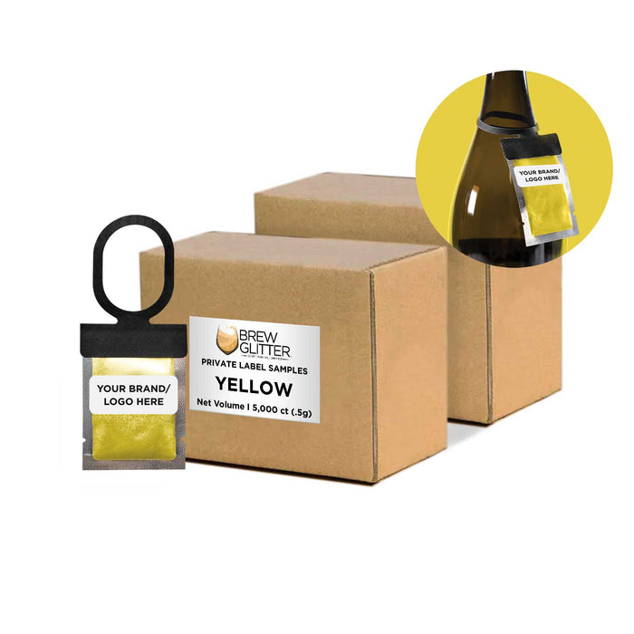 Yellow Brew Glitter® Necker | Private Label-Brew Glitter®