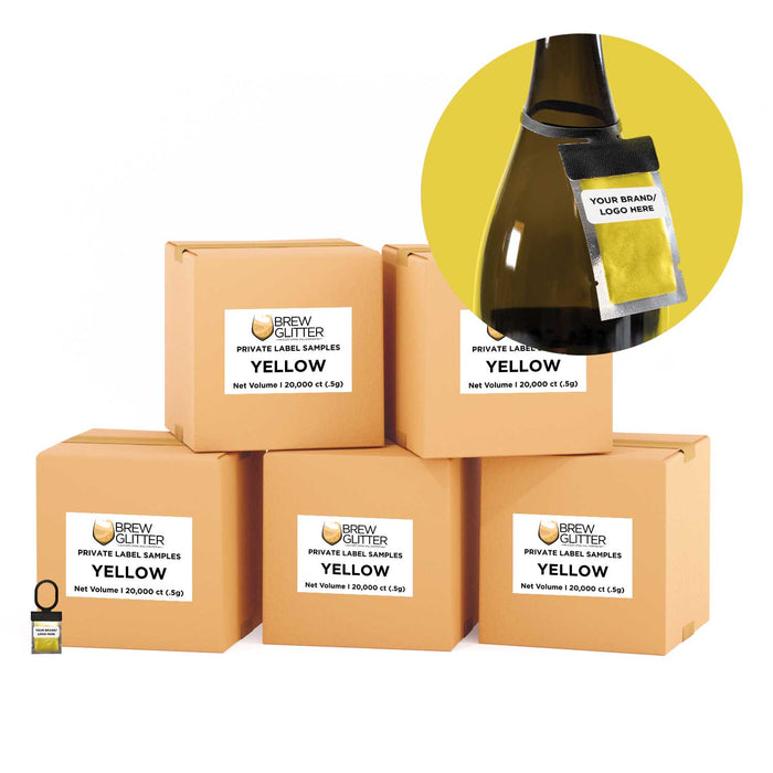 Yellow Brew Glitter® Necker | Private Label-Brew Glitter®