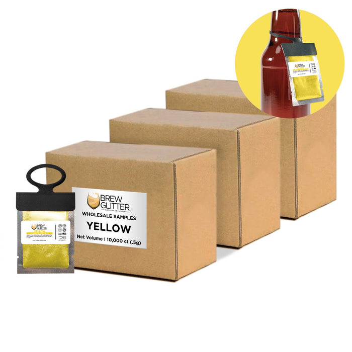 Yellow Brew Glitter® Necker | Wholesale-Brew Glitter®